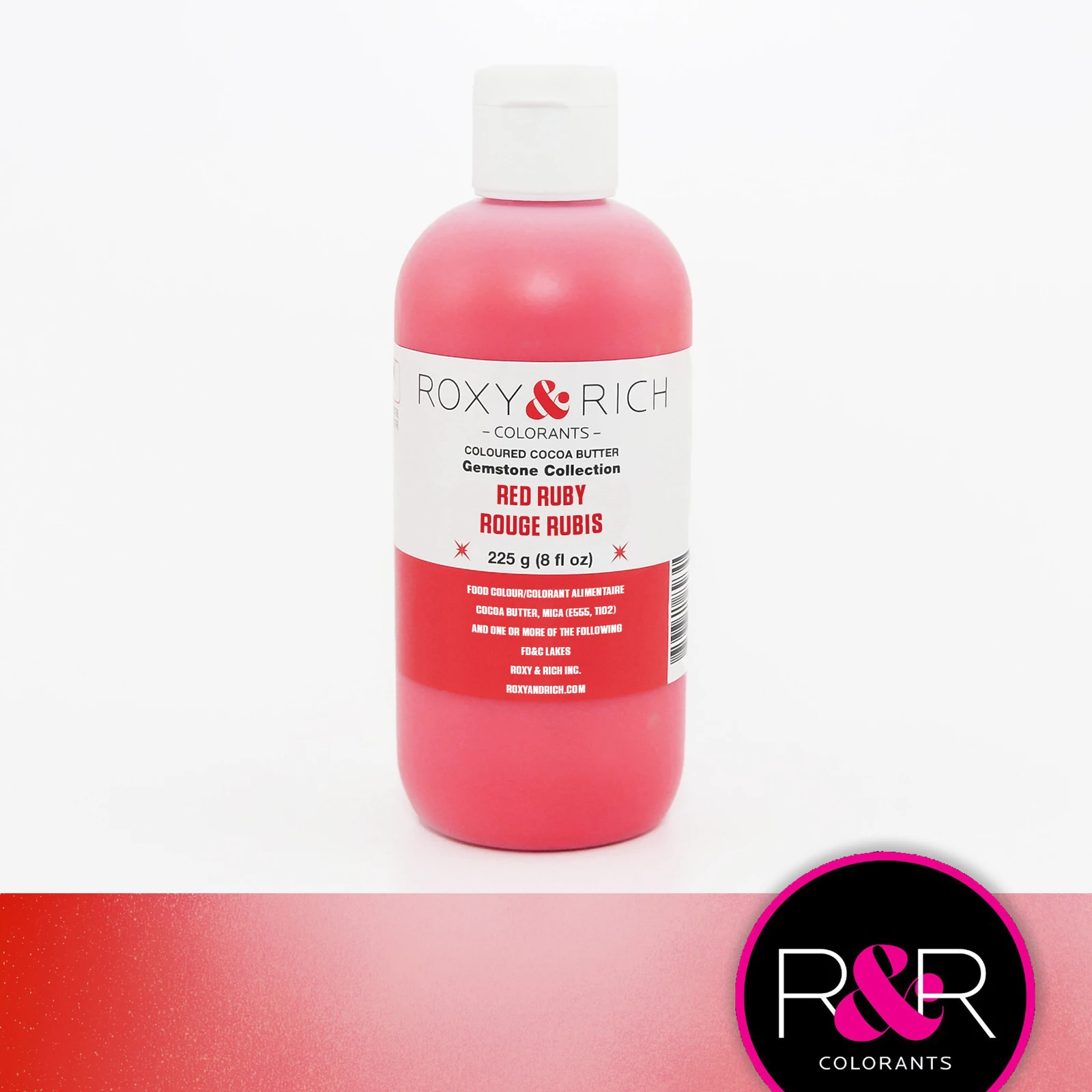 Coloured Cocoa Butter; Red Ruby